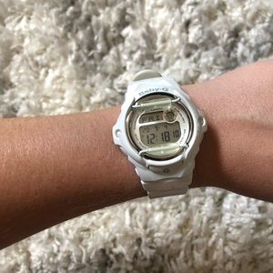 White Baby-G Shock Watch